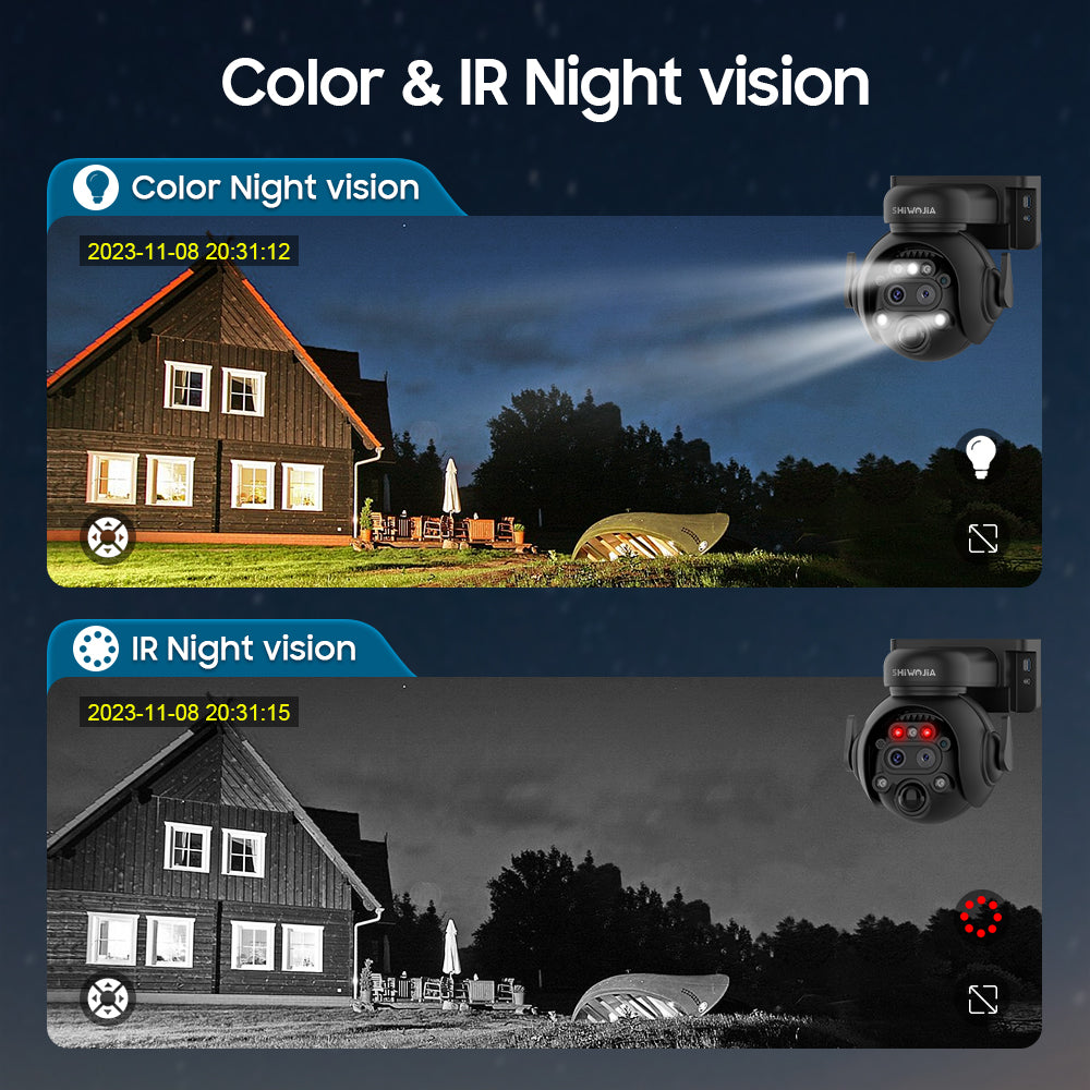 New 515 six-megapixel black and white color scheme, new 2.0 solar monitoring