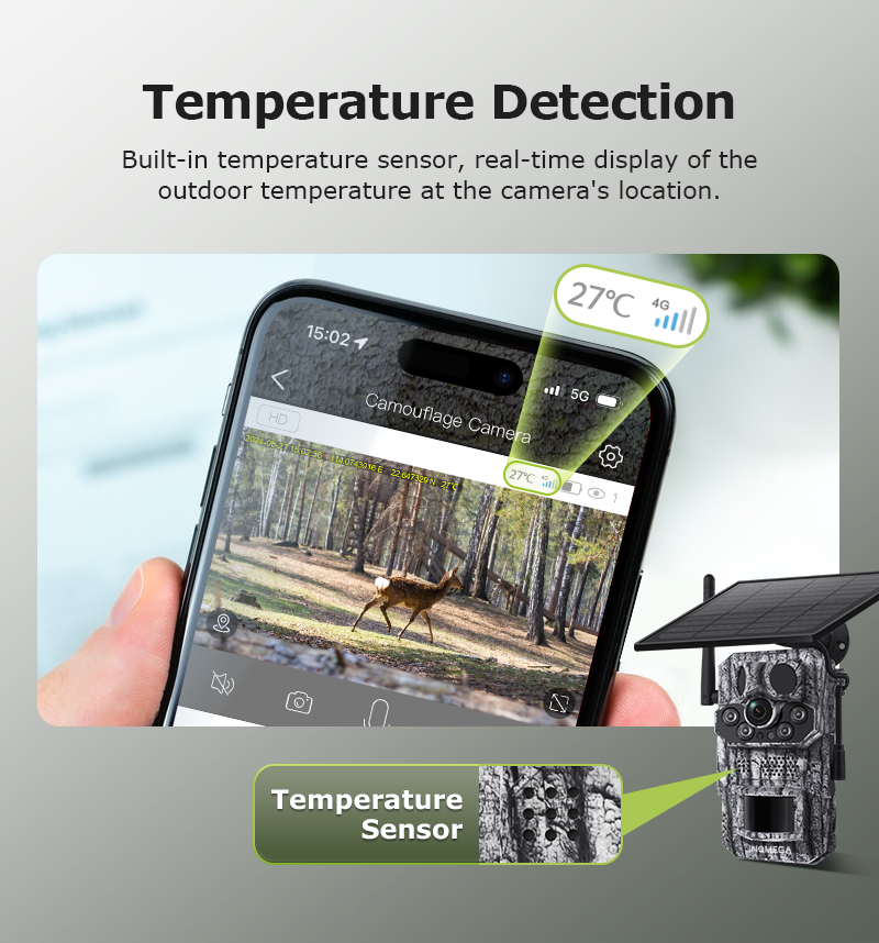 ShiWoJia 808 5MP Hunting Trail Camera – Solar, Night Vision, Outdoor Wildlife Cam