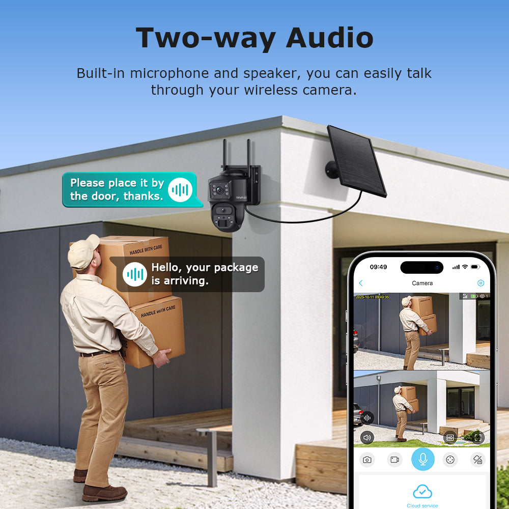 537AOV 8MP 4G Smart Camera — Dual PIR, True 24/7 Protection