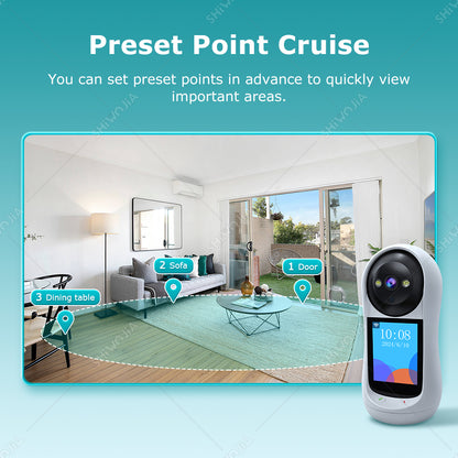 SHIWOJIA Two-Way Video Call Smart Camera 3MP HD Image Quality Color & IR Night Vision Camera