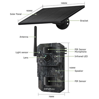 SHIWOJIA 3MP 810 Trail Camera PIR Motin Detection IP66