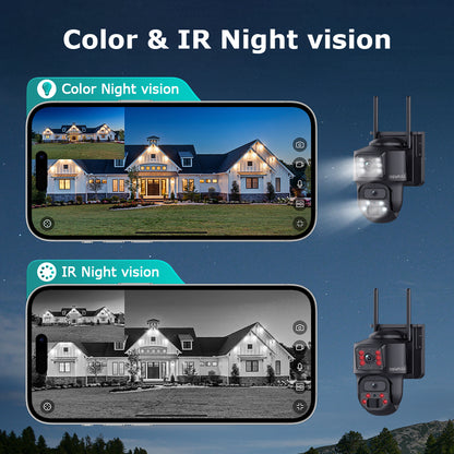537AOV 8MP 4G Smart Camera — Dual PIR, True 24/7 Protection