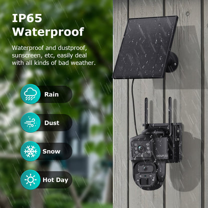 537AOV 8MP 4G Smart Camera — Dual PIR, True 24/7 Protection